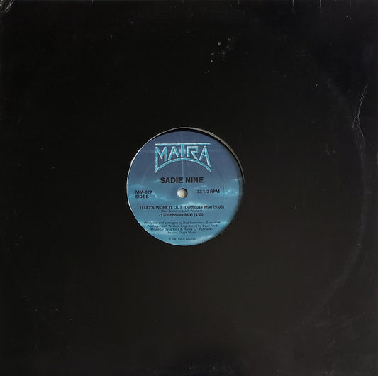 Sadie Nine Let's Work It Out (12" Vinyl)