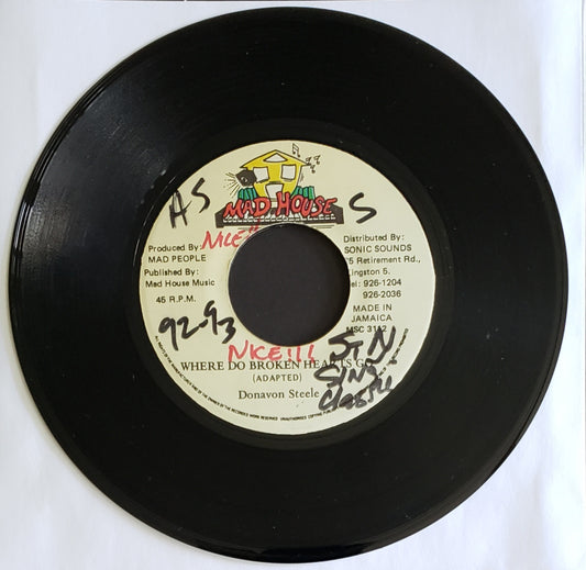 Jigsy King "Skin To Skin Connection" (7" Vinyl 45 RPM) Reggae