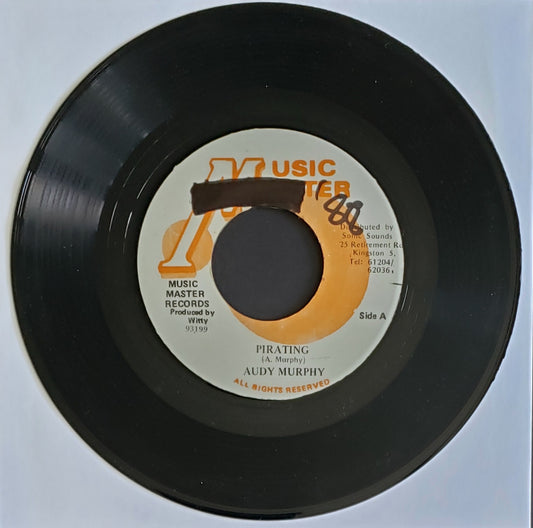 Audy Murphy "Pirating" (7" Vinyl 45 RPM) Vintage Reggae