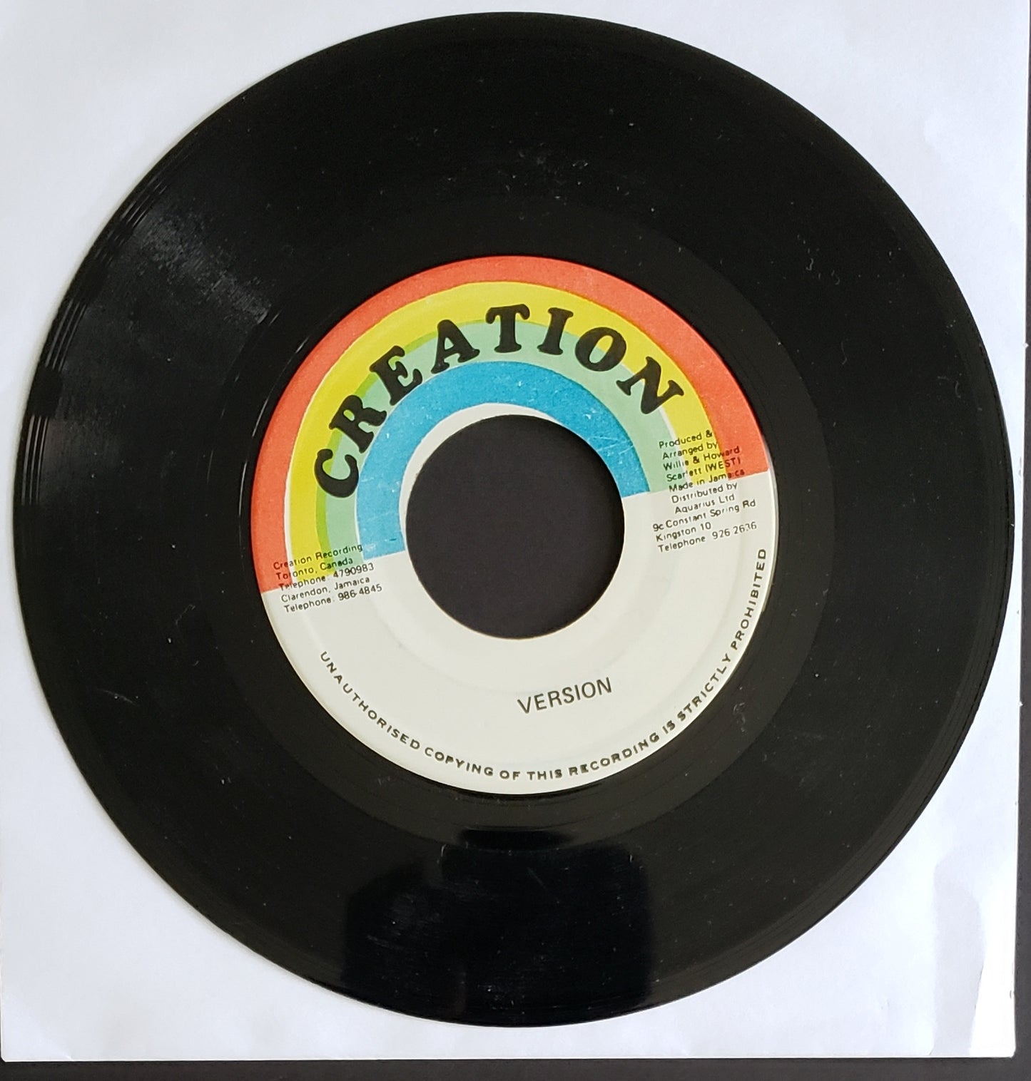 Henroy Morgan & Maxie Bryan "When Love Come Knocking At Your Door" (7" Vinyl)Reggae