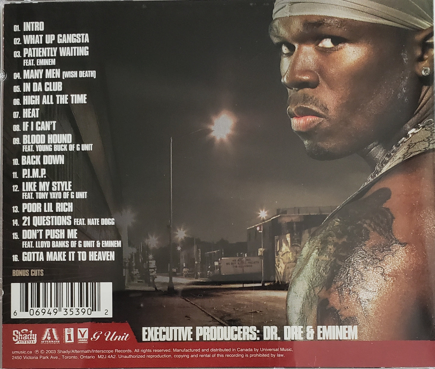 50 CENT – Get Rich Or Die Tryin' (CD Album)