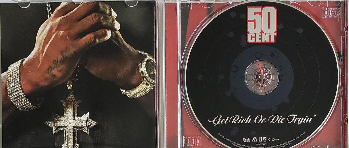 50 CENT – Get Rich Or Die Tryin' (CD Album)