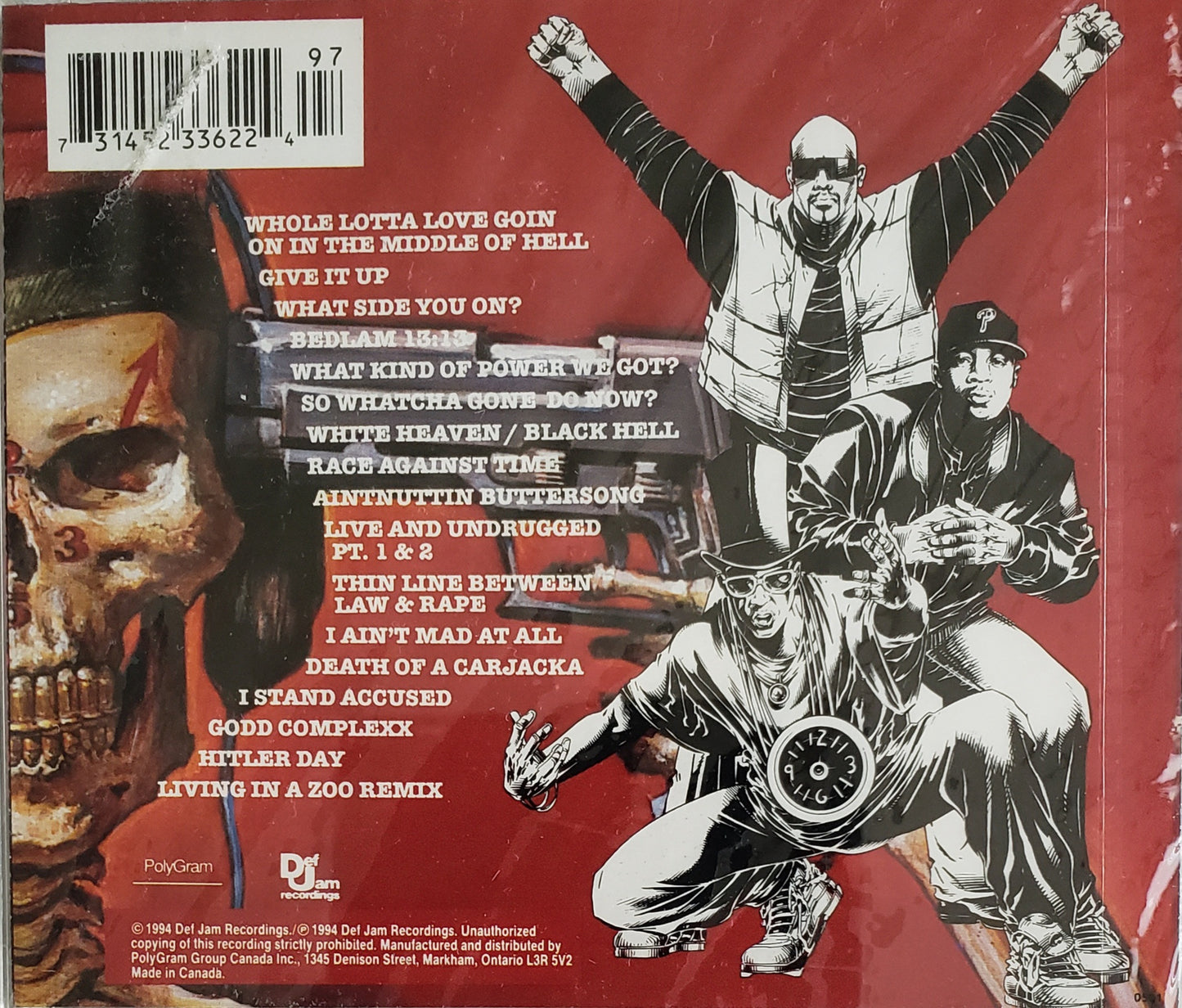 Public Enemy – Muse Sick-N-Hour Mess Age (CD Album)