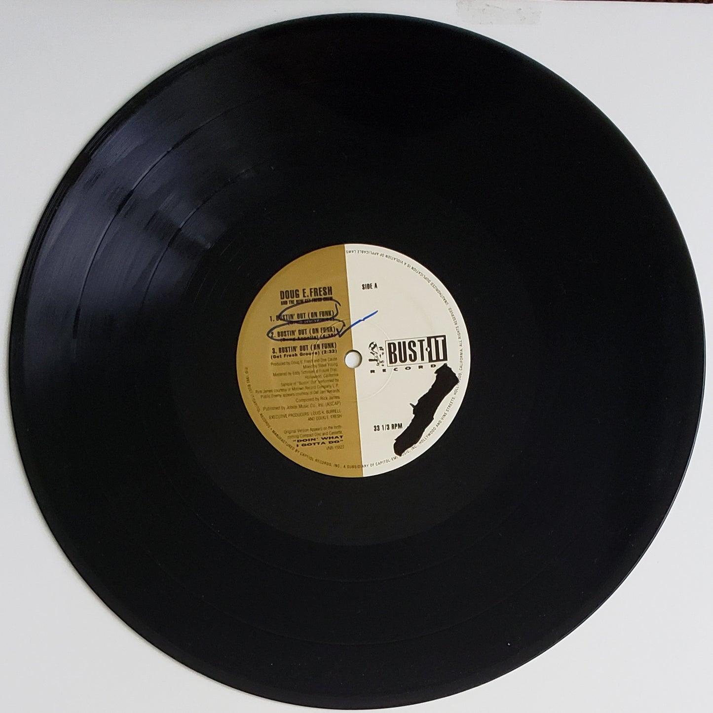 Doug E. Fresh & The New Get Fresh Crew – "Bustin' Out (On Funk)" 12" Vinyl- Vintage!!!