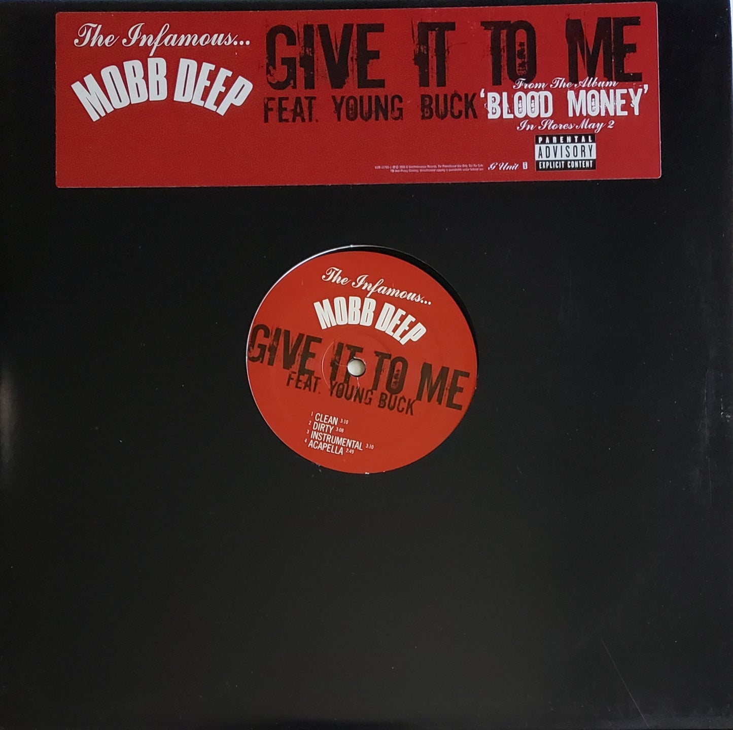 Mobb Deep featuring Young Buck – Give It To Me (12" Vinyl)