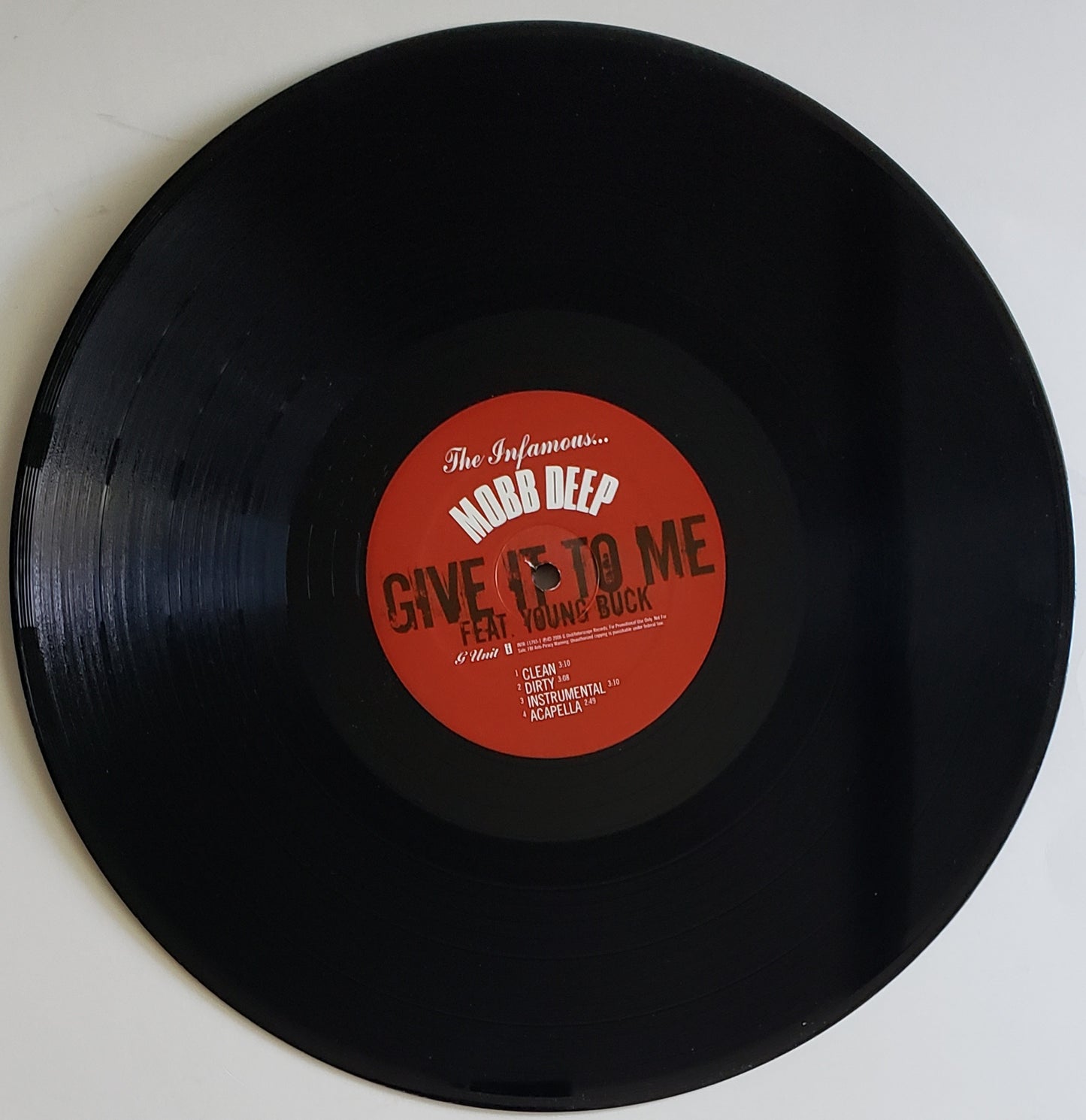 Mobb Deep featuring Young Buck – Give It To Me (12" Vinyl)