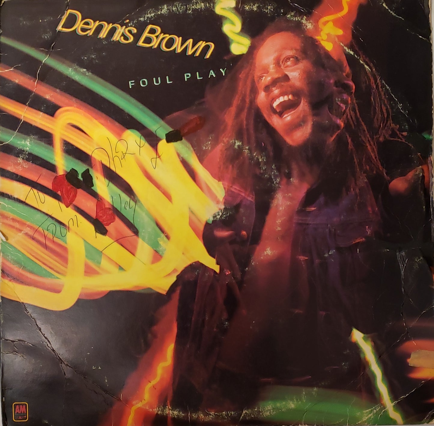 Dennis Brown "Foul Play: LP (Reggae Album)VINTAGE