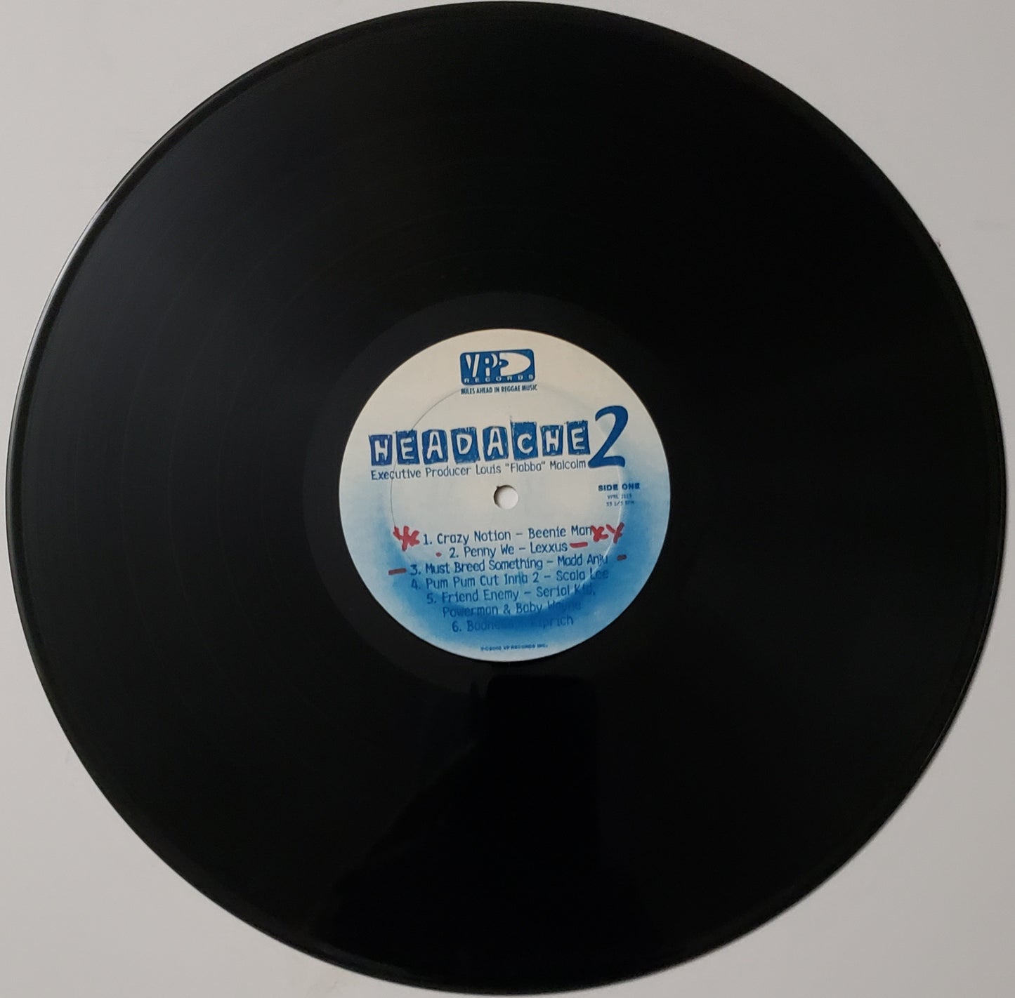 Headache 2 Riddim "Vinyl Record LP" (Dancehall Reggae)