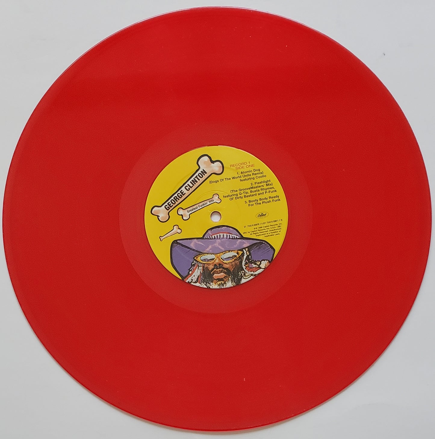 George Clinton Knee Deep Deep As A Mutha Funker Remix George Clinton Grestest Funkin Hits (2X LP Red Vinyl) RARE!! – Total