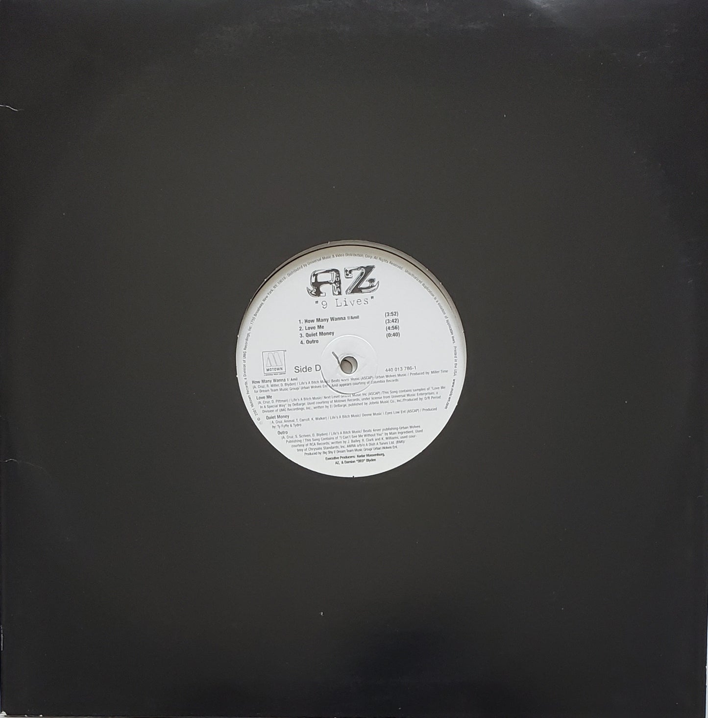 AZ – "9 Lives" (2X LP Vinyl) VINTAGE!!!