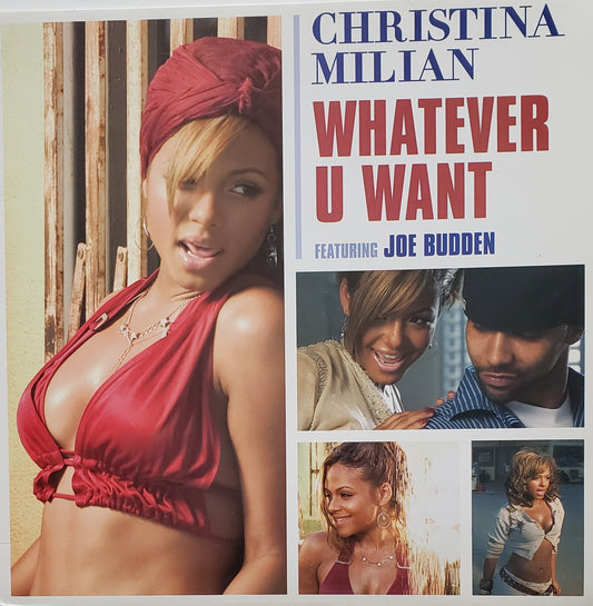 CHRISTINA MILIAN - WHATEVER U WANT FEAT. JOE BUDDEN 12" Vinyl