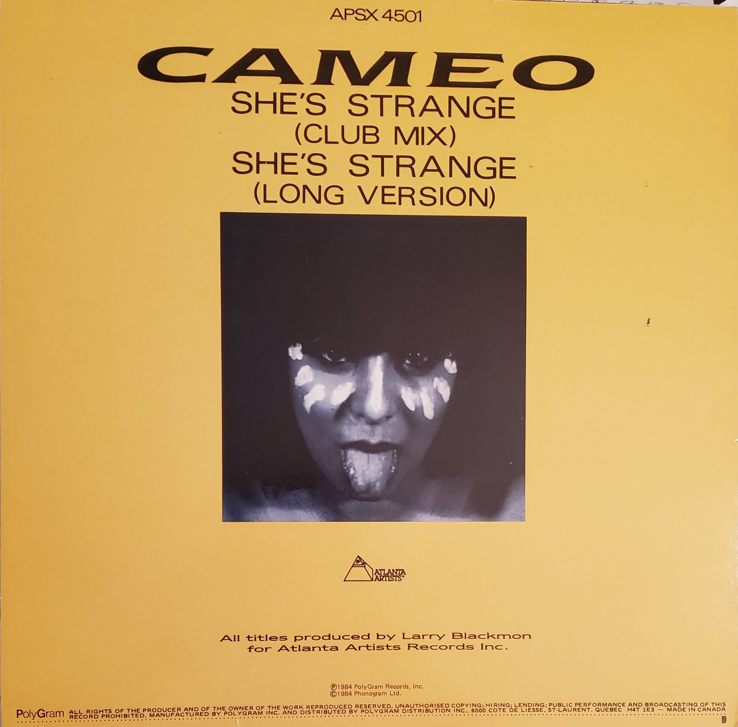 CAMEO - She's Strange (12" Vinyl Single 1984) VINTAGE-RARE!!