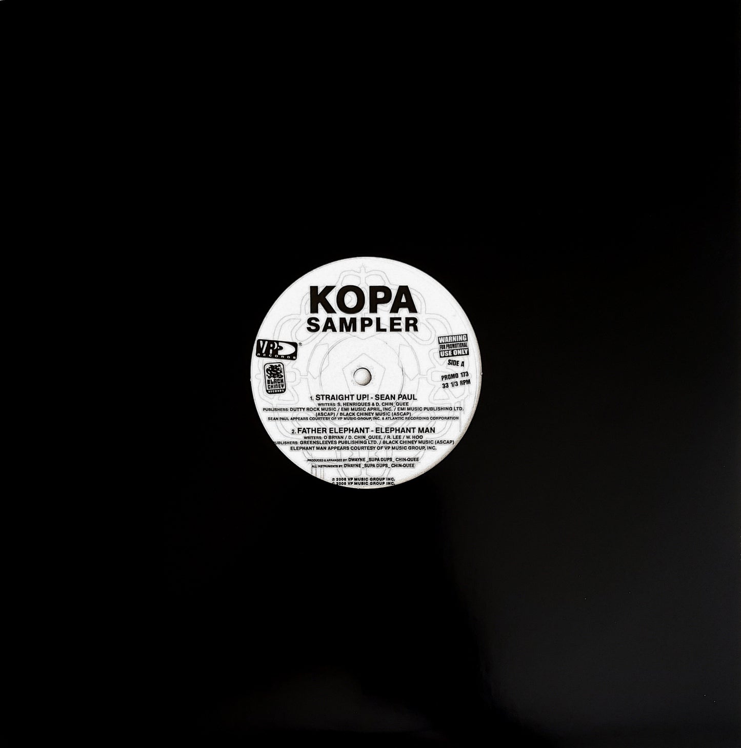 Kopa Sampler - Sean Paul, Elephant Man, Sizzla, Notch -VP Records -REGGAE