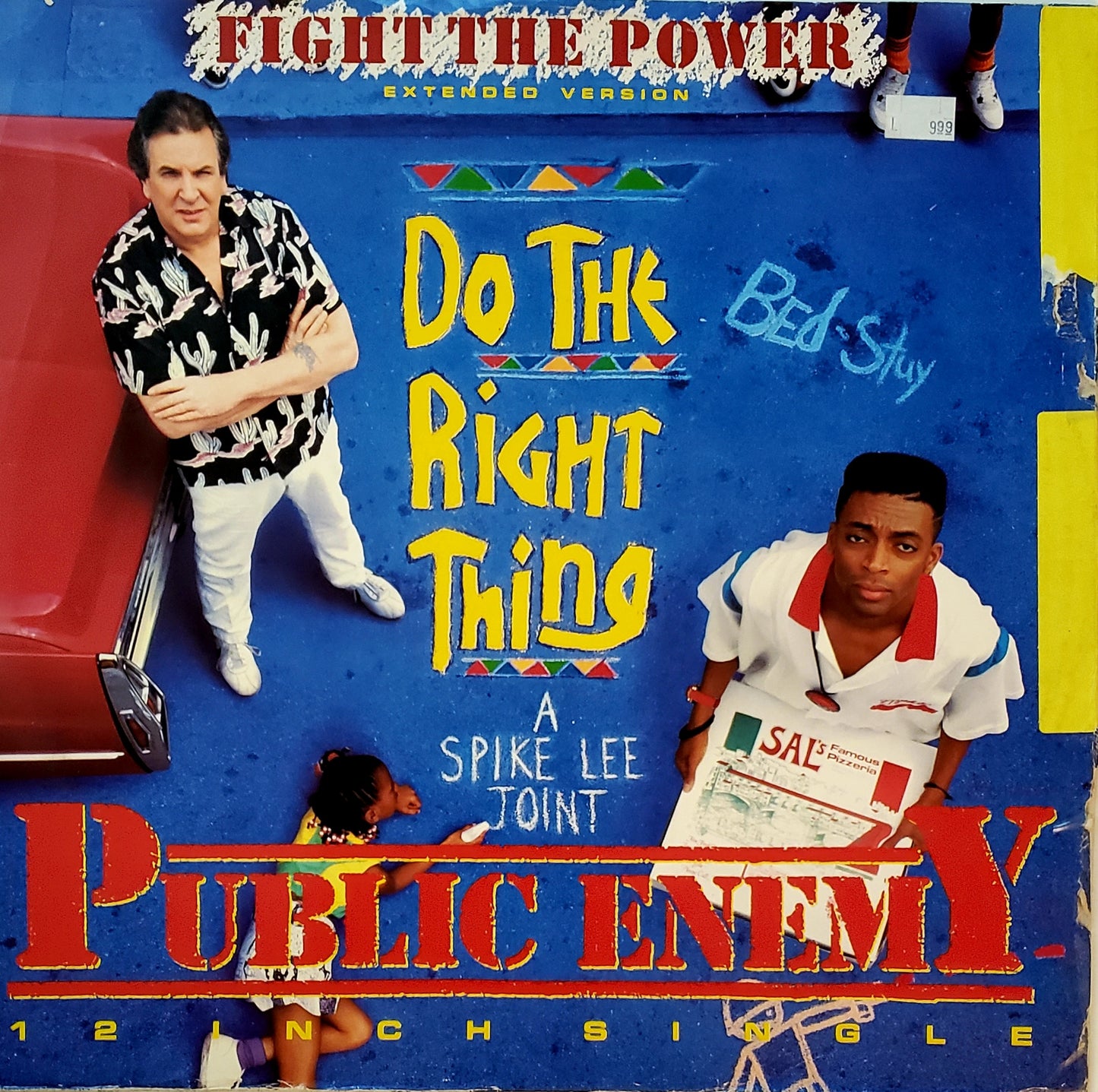 PUBLIC ENEMY "FIGHT THE POWER" (12" Single Vinyl Record) Vintage!!