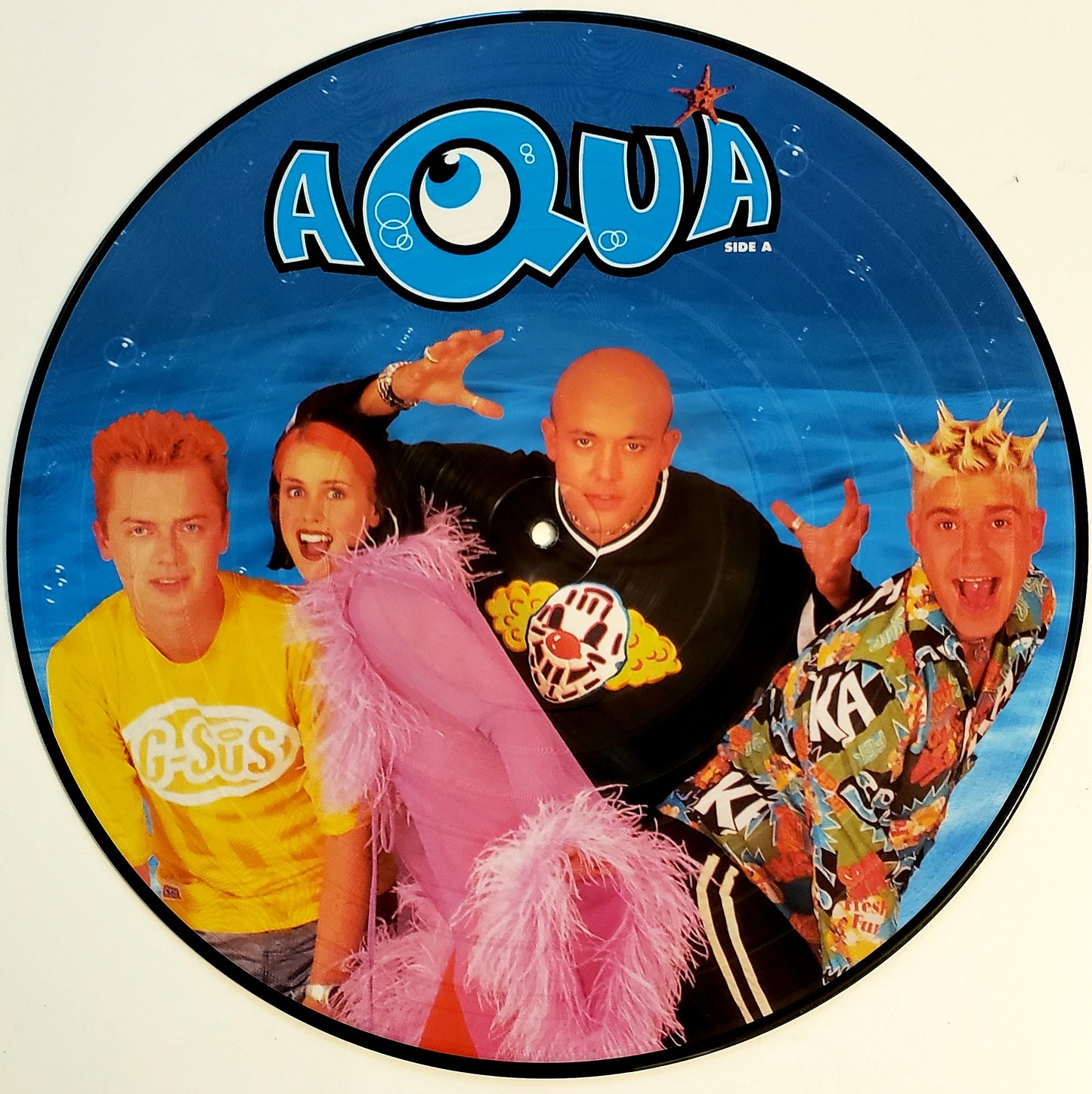 AQUA - AQUARIUM Picture Disc Vinyl Record  (LP ALBUM) RARE!!