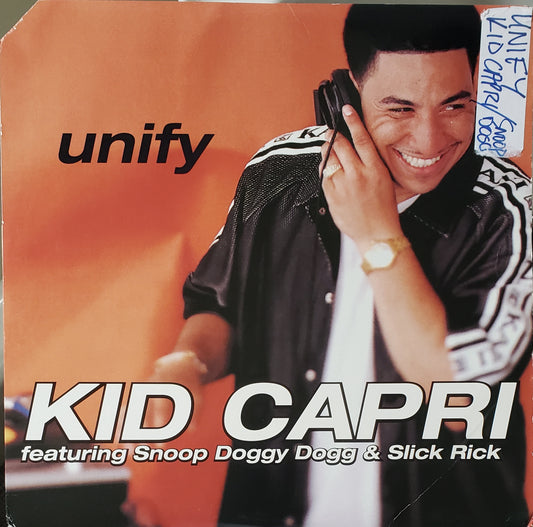 Kid Capri Featuring Snoop Doggy Dogg & Slick Rick -UNIFY 12" Vinyl LP RARE!!