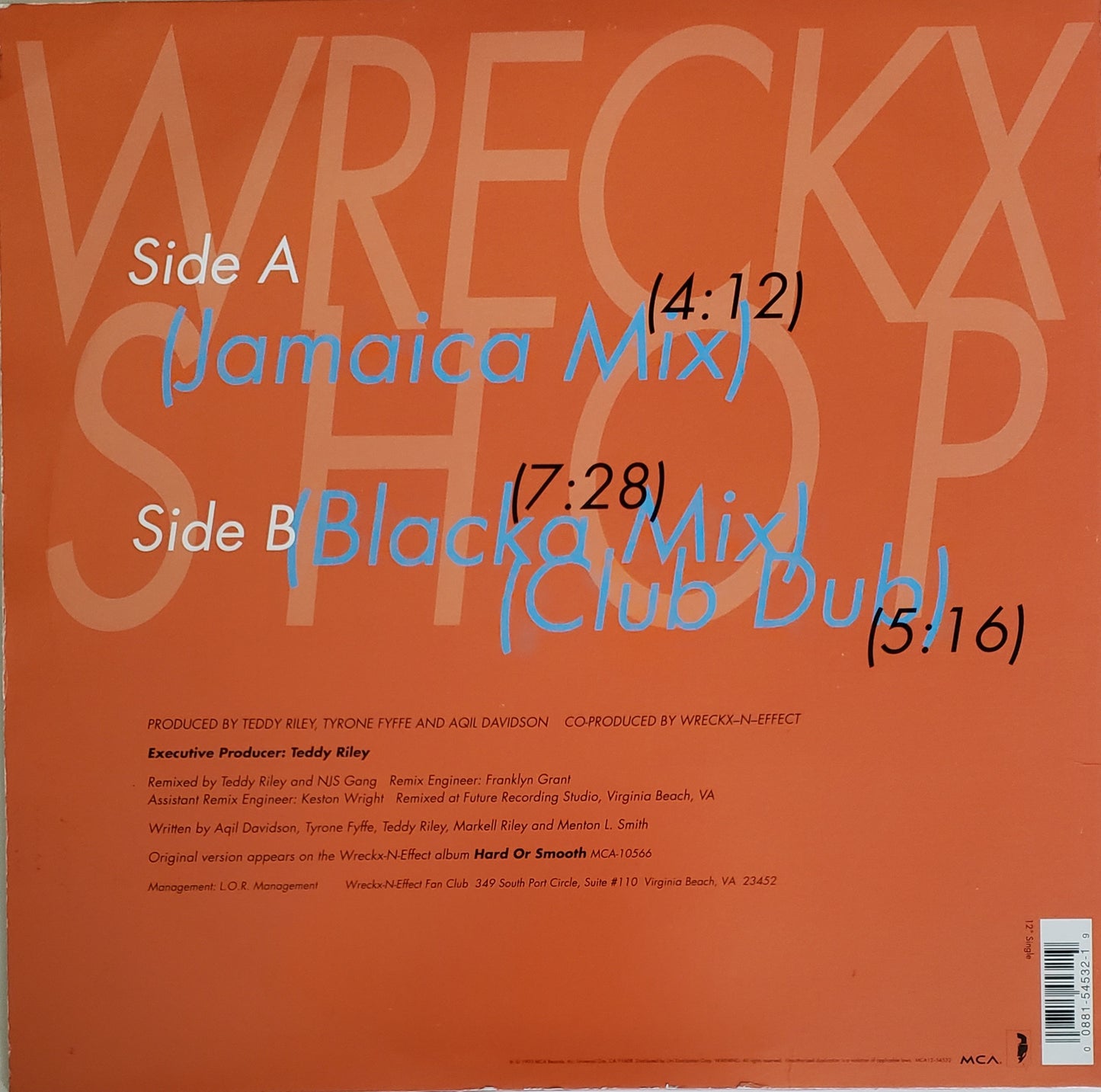 WRECKX-N-EFFECT WRECKX SHOP (12" VINYL)