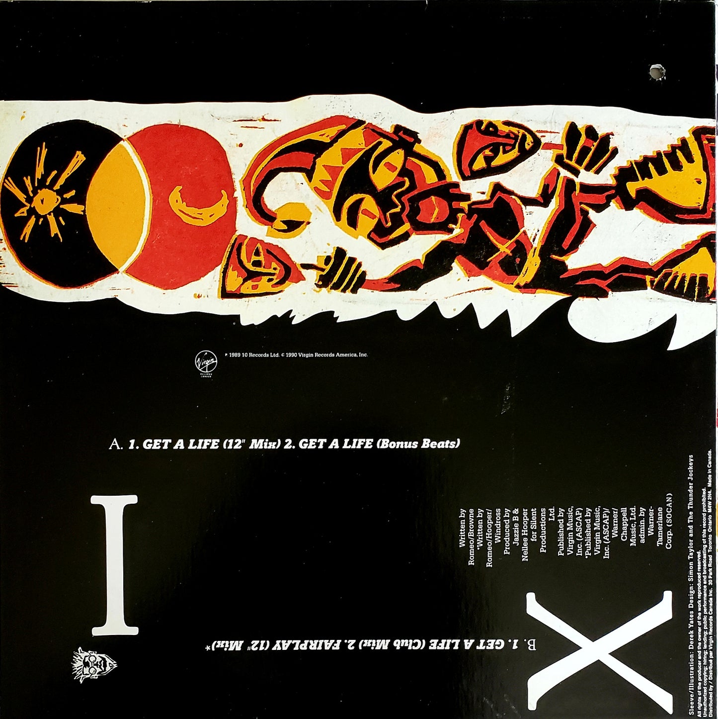 Soul II Soul – Get A Life (12" Vinyl) RARE!!