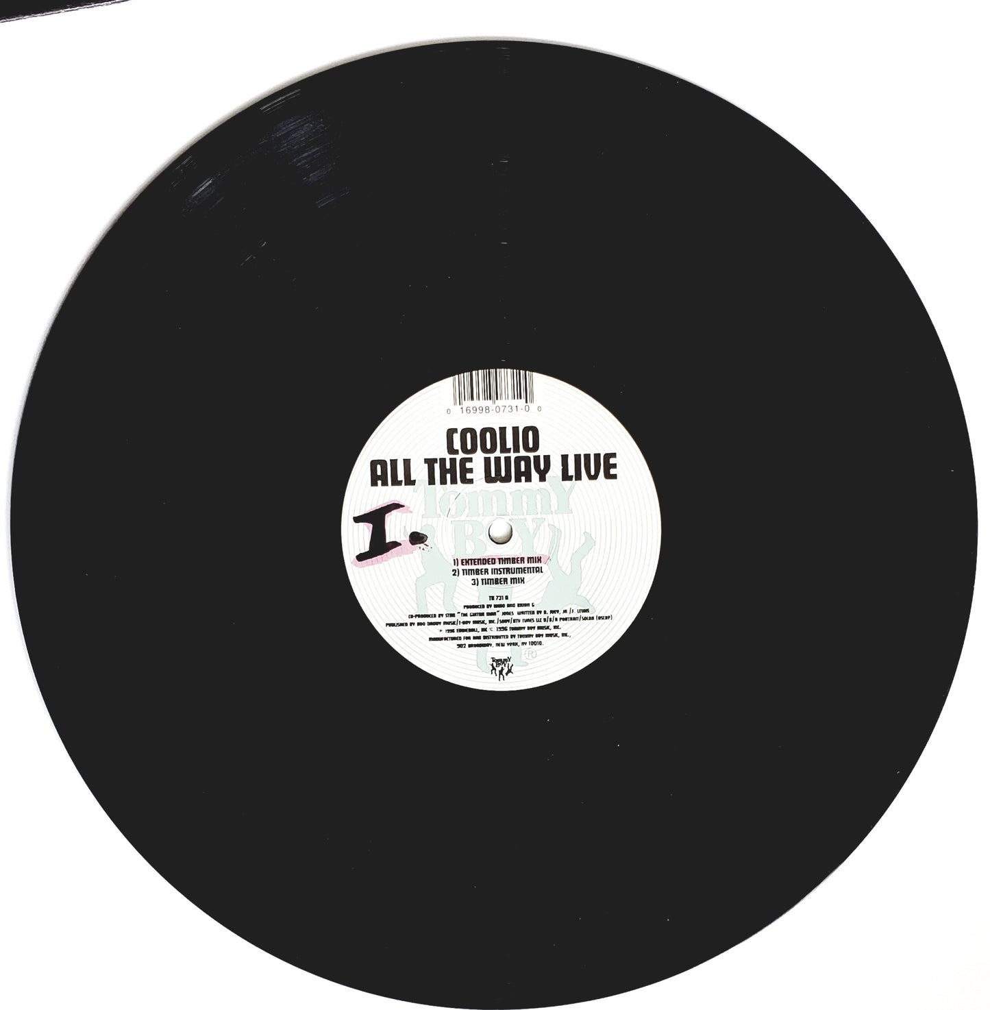 Coolio It's All The Way Live (Now) / 1,2.3,4 Sumpin/The Revolution (12" Vinyl)