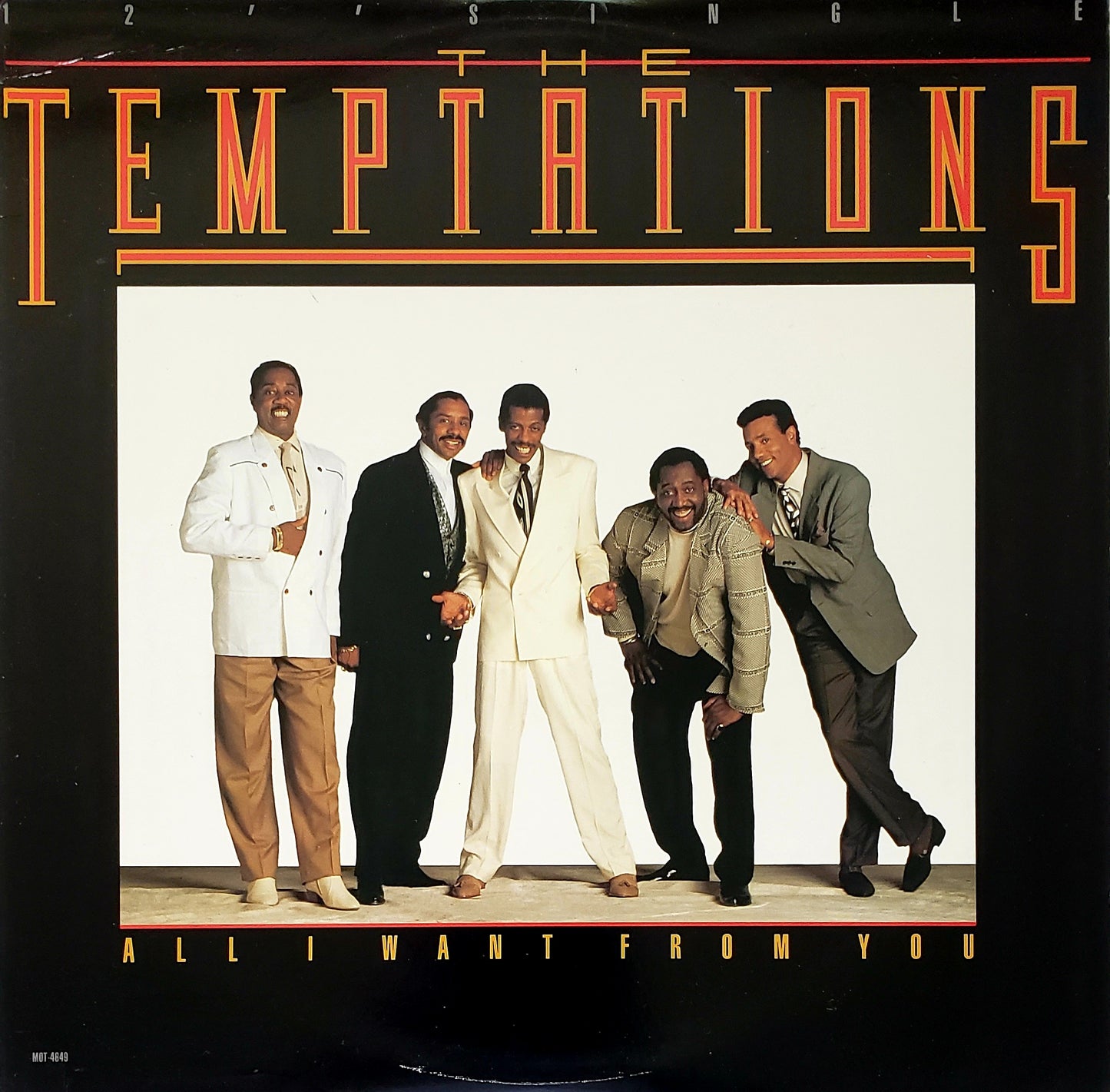 The Temptations - All I Want From You 12” Vinyl