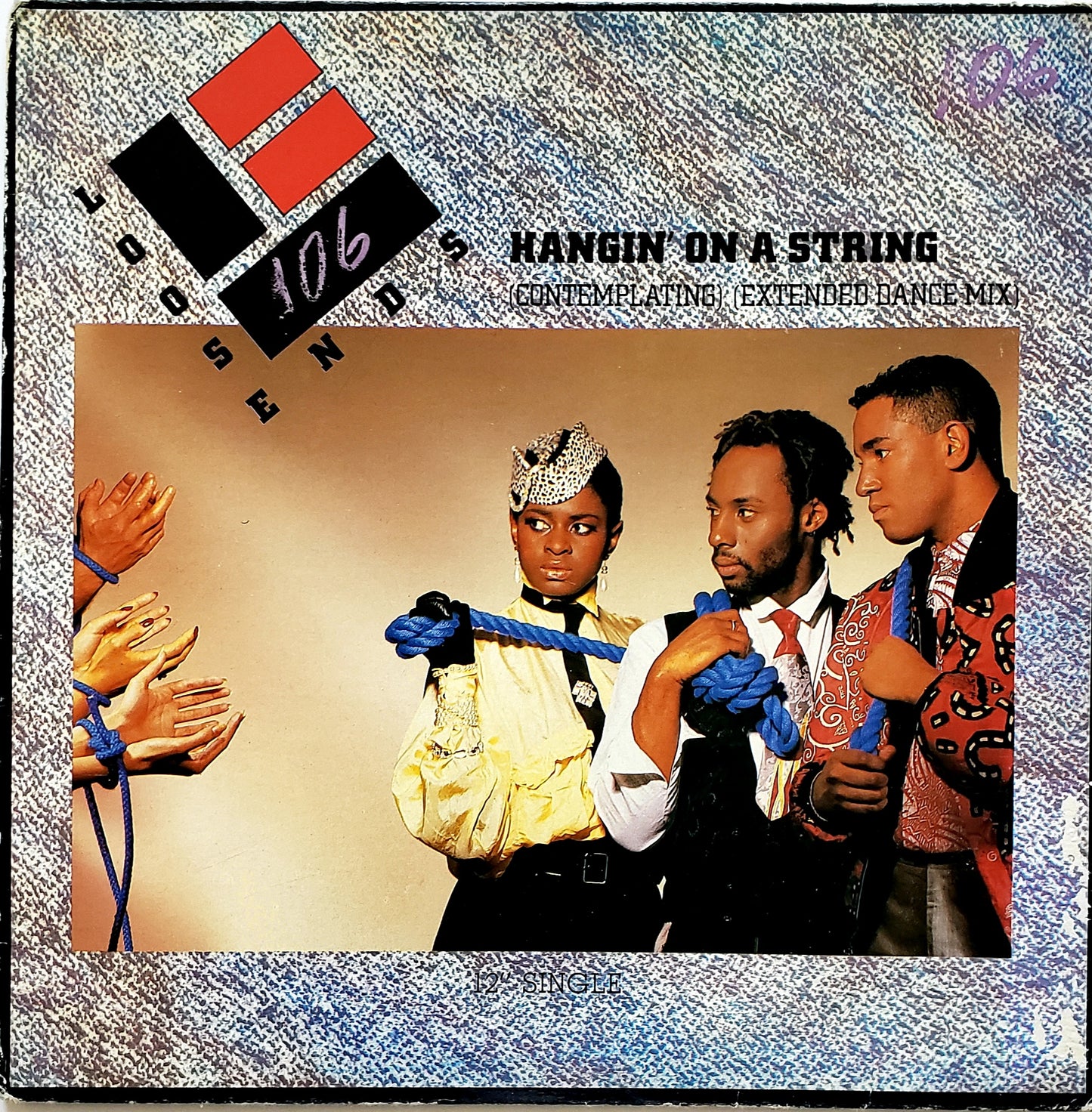 LOOSE ENDS  "HANGIN' ON A STRING/A LITTLE SPICE" (12" Vinyl) RARE VINTAGE !!!