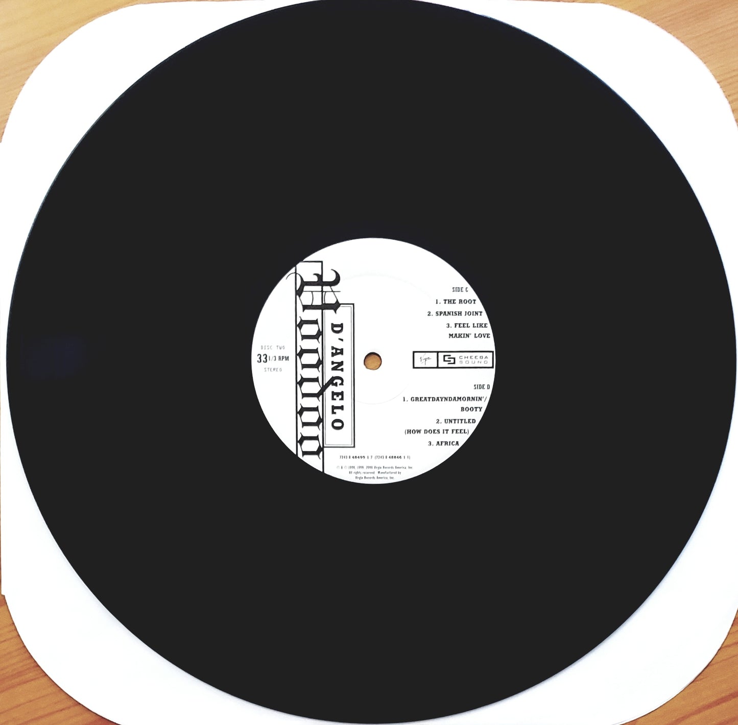 D'Angelo "Voodoo"  (2xLP Vinyl Album) NEW PRICE!!!