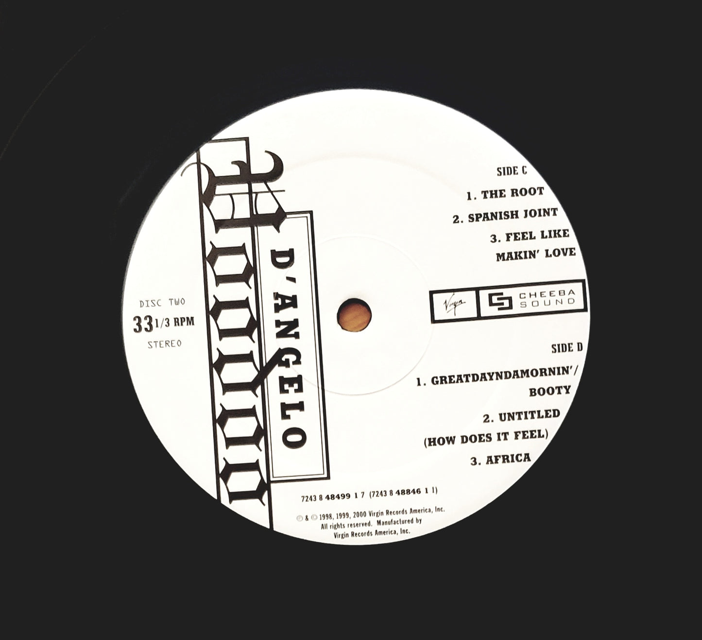 D'Angelo "Voodoo"  (2xLP Vinyl Album) NEW PRICE!!!