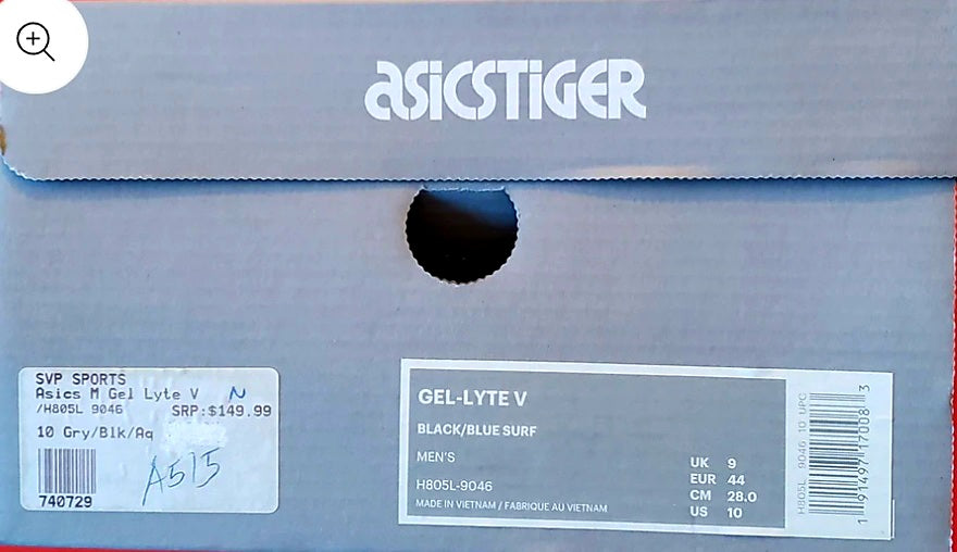 Asics Gel Lyte V Black Blue Surf H805L 9046/SALE!!!