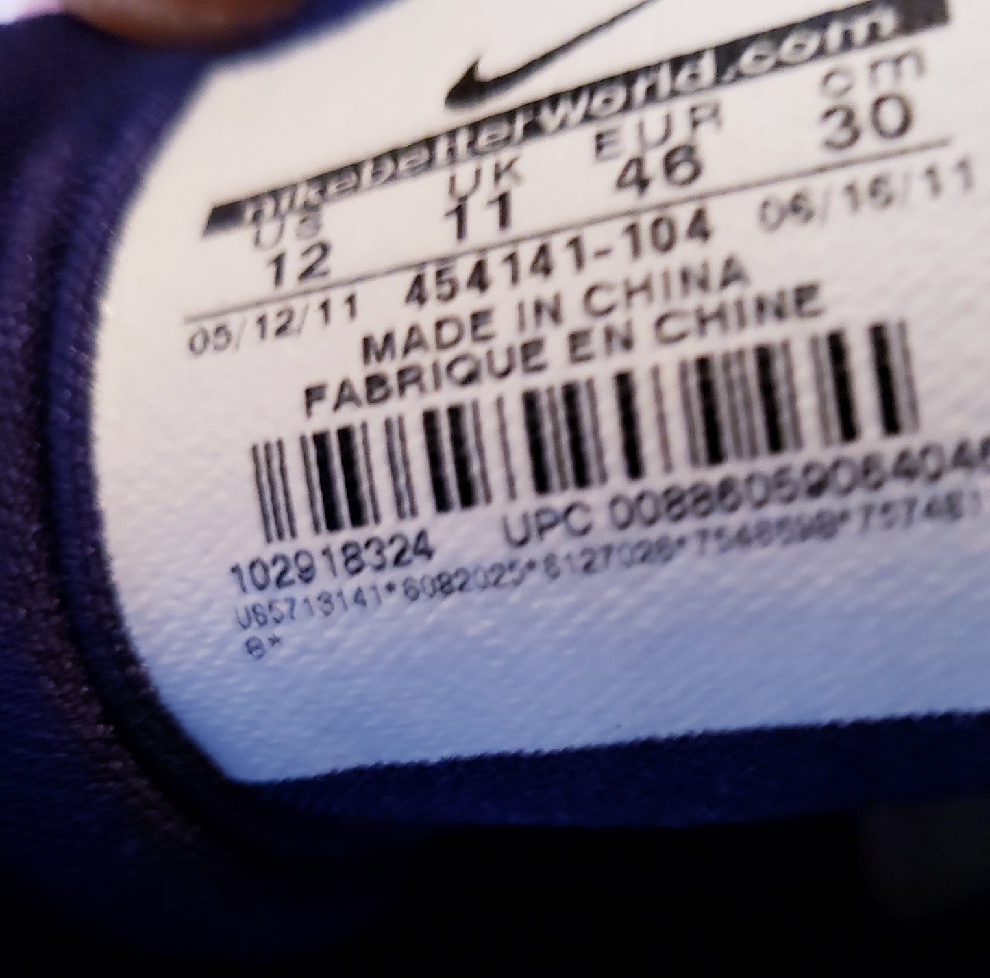 Nike LeBron Air Max Soldier 5 TB Navy Style- Code 454141-104