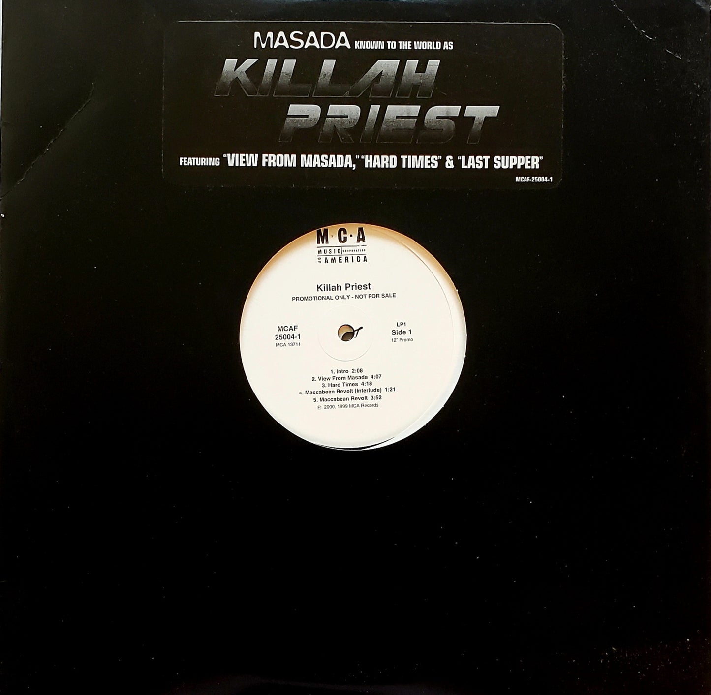 KILLAH PRIEST - VIEW FROM MASADA (2xLP Vinyl) RARE!!!