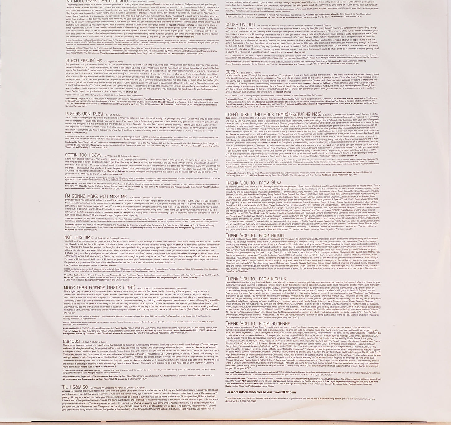 3LW – 3LW 2xLP (ORIGINAL VINYL RECORD)