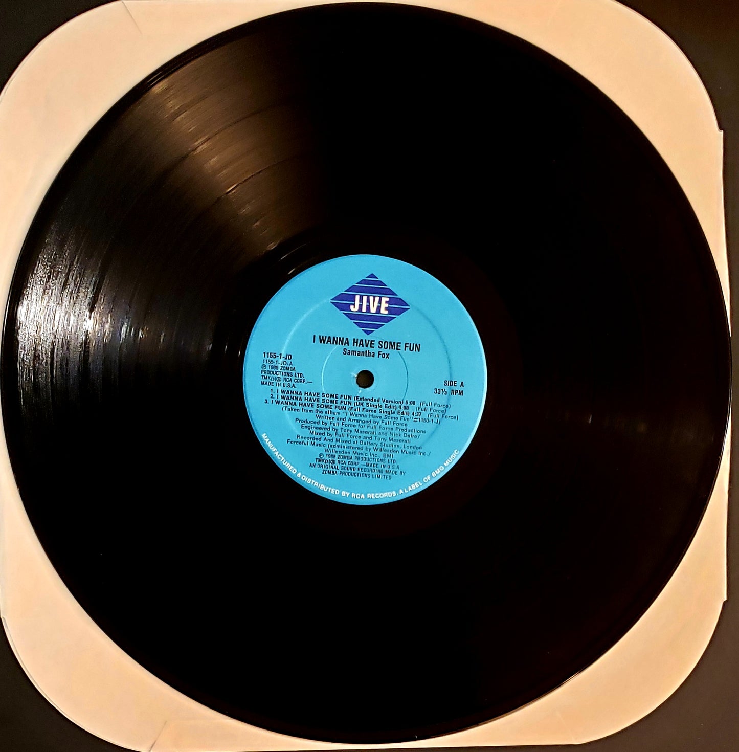 SAMANTHA FOX - I Wanna Have Some Fun -12" Vinyl LP Record