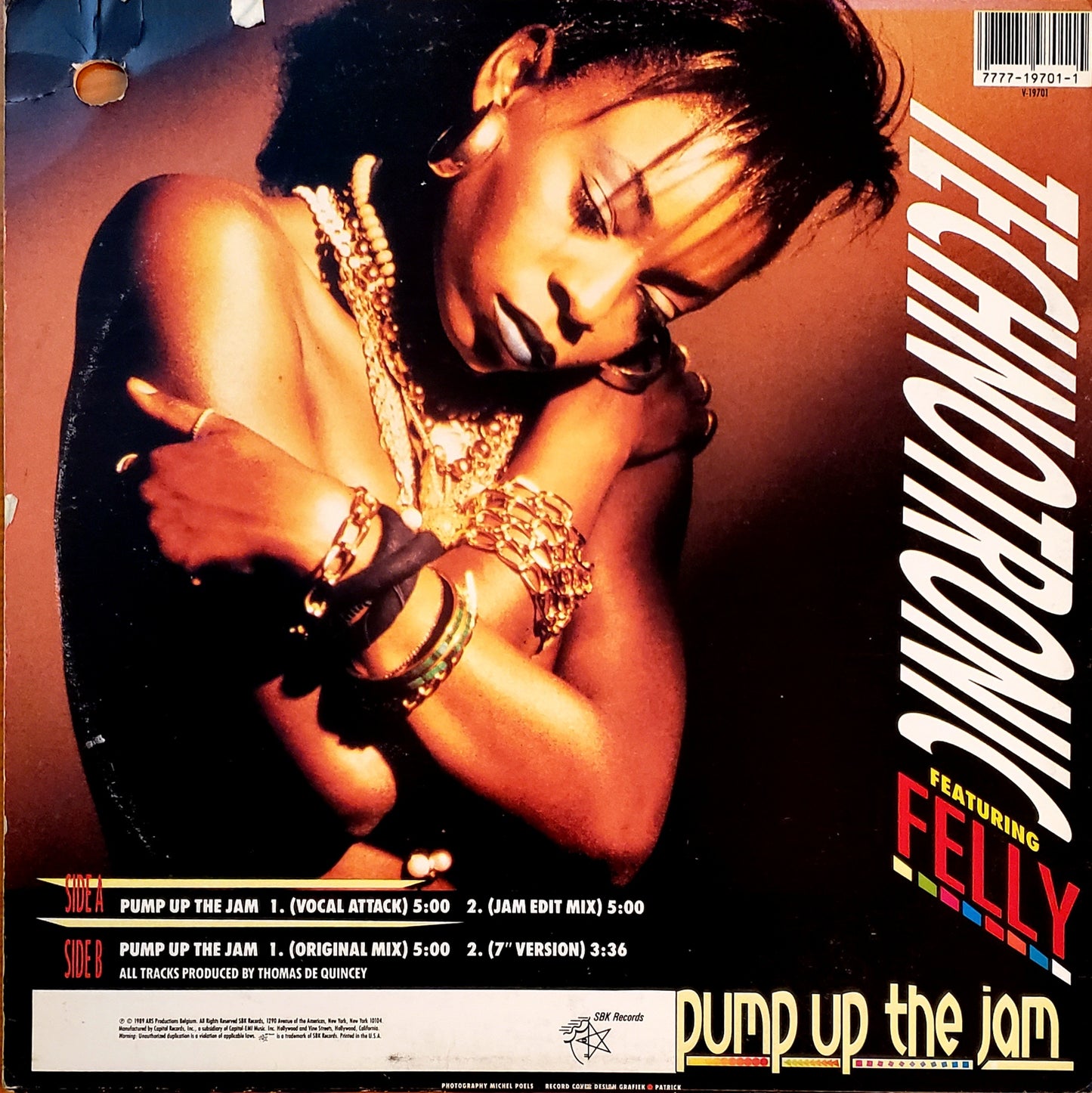 Pump Up The Jam (1989) 12''Vinyl Maxi Single Record/VINTAGE!!!