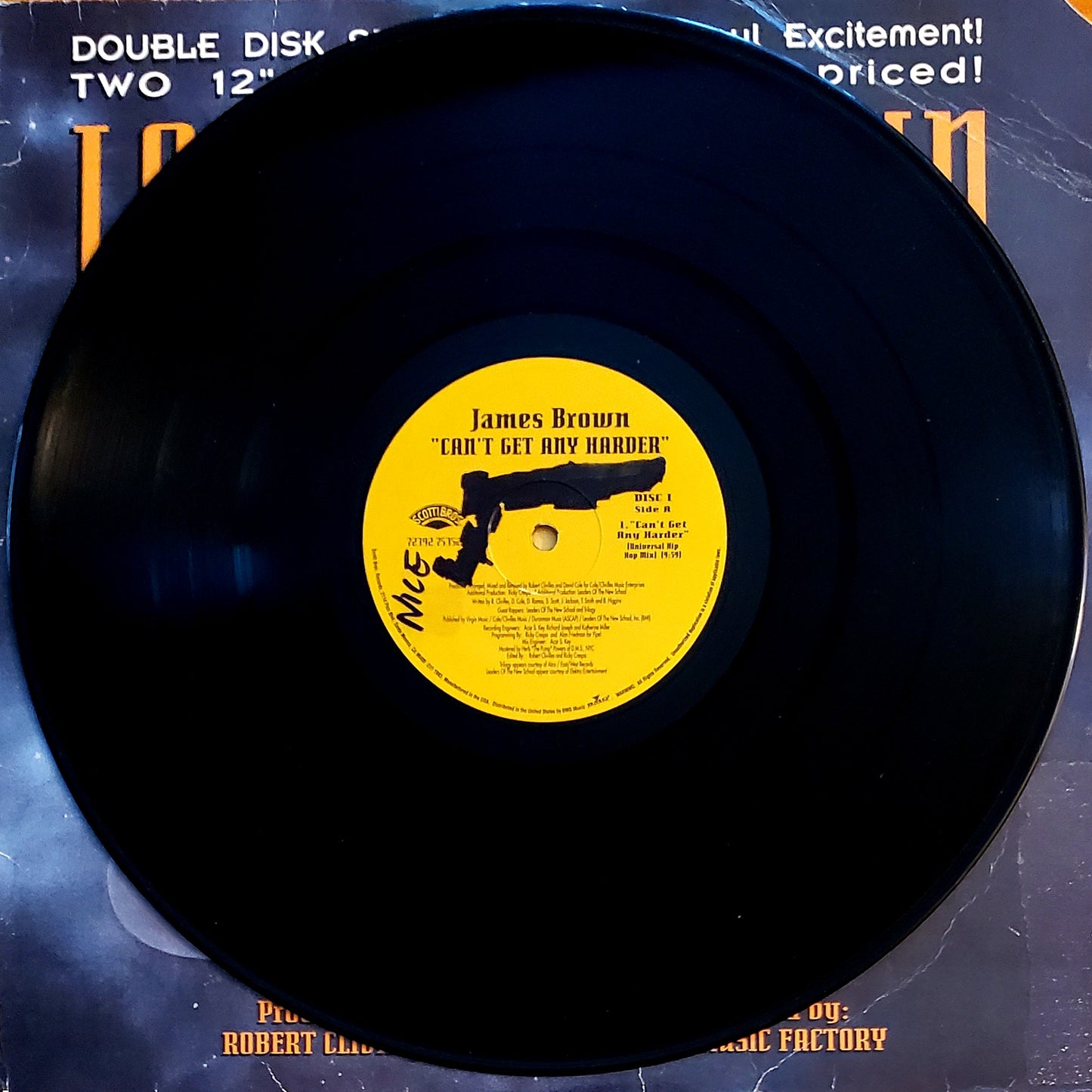 JAMES BROWN "CAN'T GET ANY HARDER" (2 DISC) 12" Single (2xLP Vinyl) RARE!!!