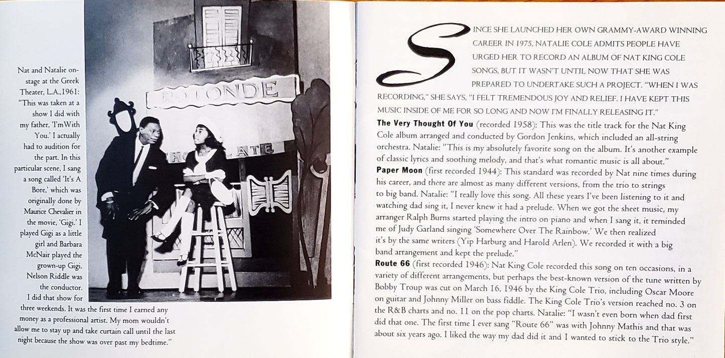 Natalie Cole  Unforgettable...With Love (CD Album)