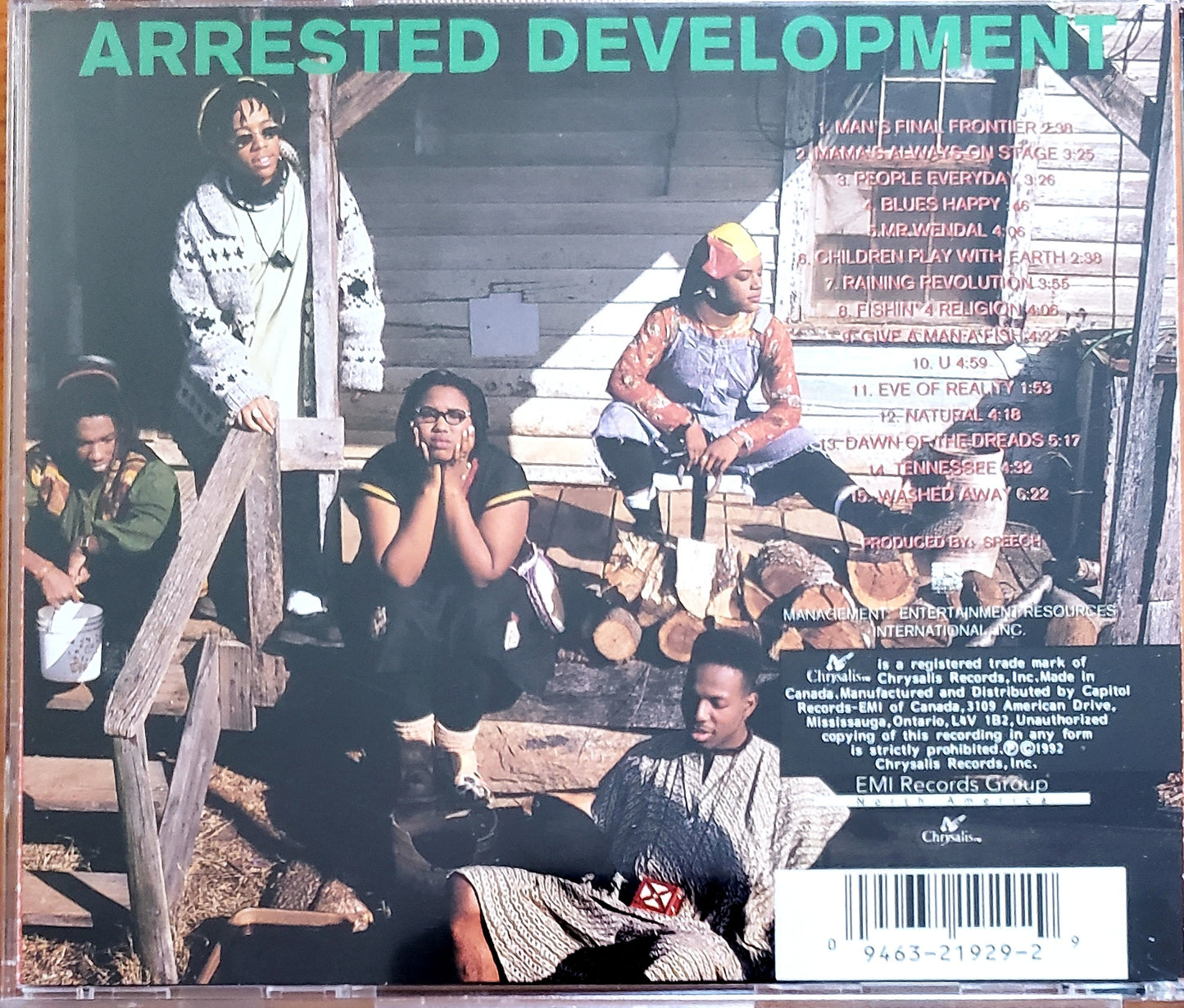 ARRESTED DEVELOPMENT "3 Years 5 Months & 2 Days In Life" (CD Album)