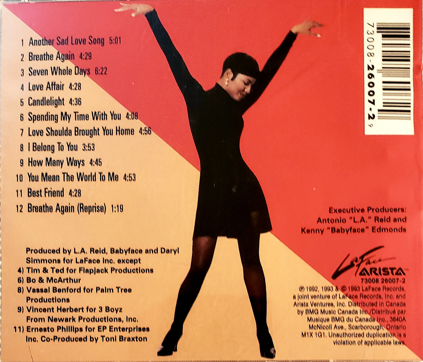 Toni Braxton – Toni Braxton (CD Album)