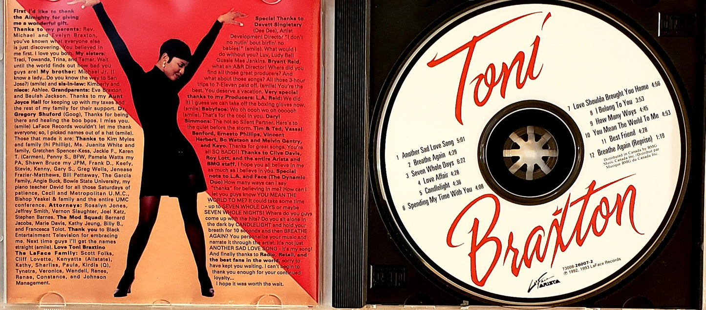 Toni Braxton – Toni Braxton (CD Album)