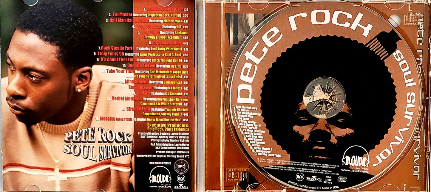 PETE ROCK "SOUL SURVIVOR" (CD Album) RARE!-NEW PRICE!!!