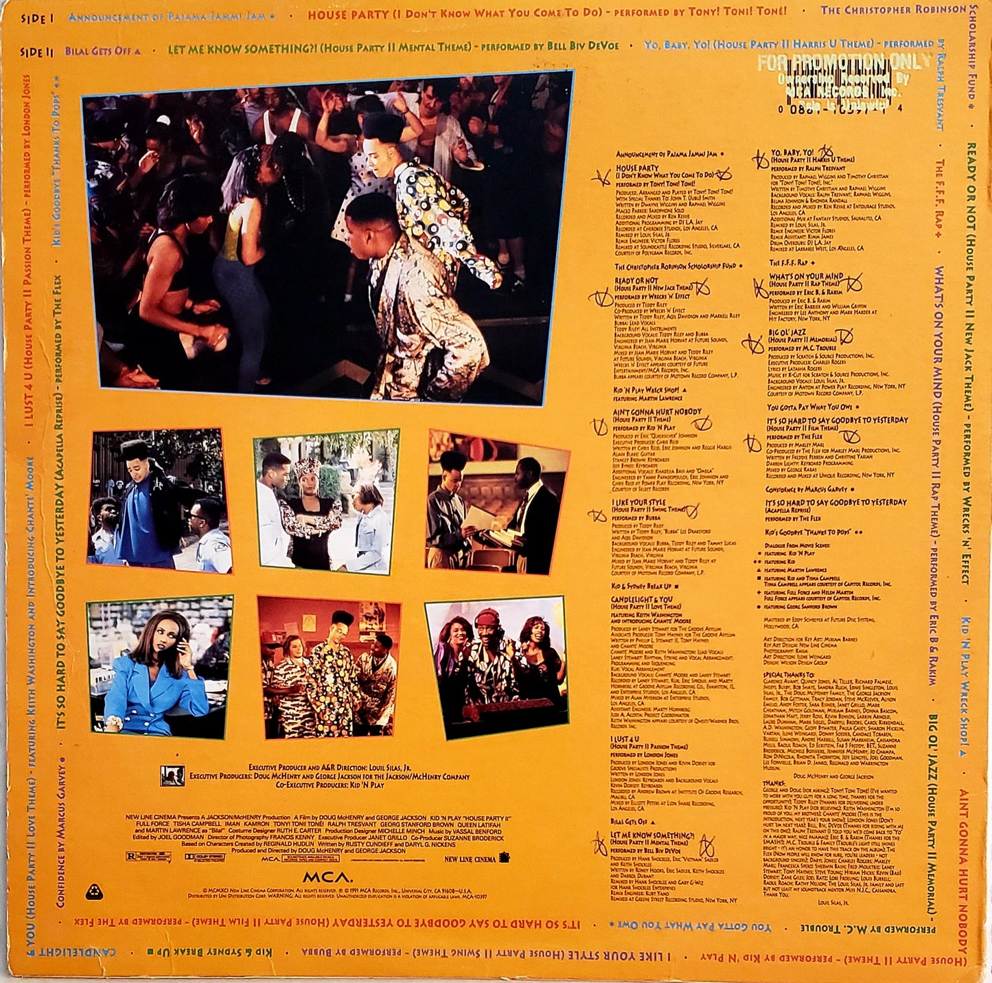 House Party Ⅱ Original Motion Picture Soundtrack  Vinyl LP-RARE!!!