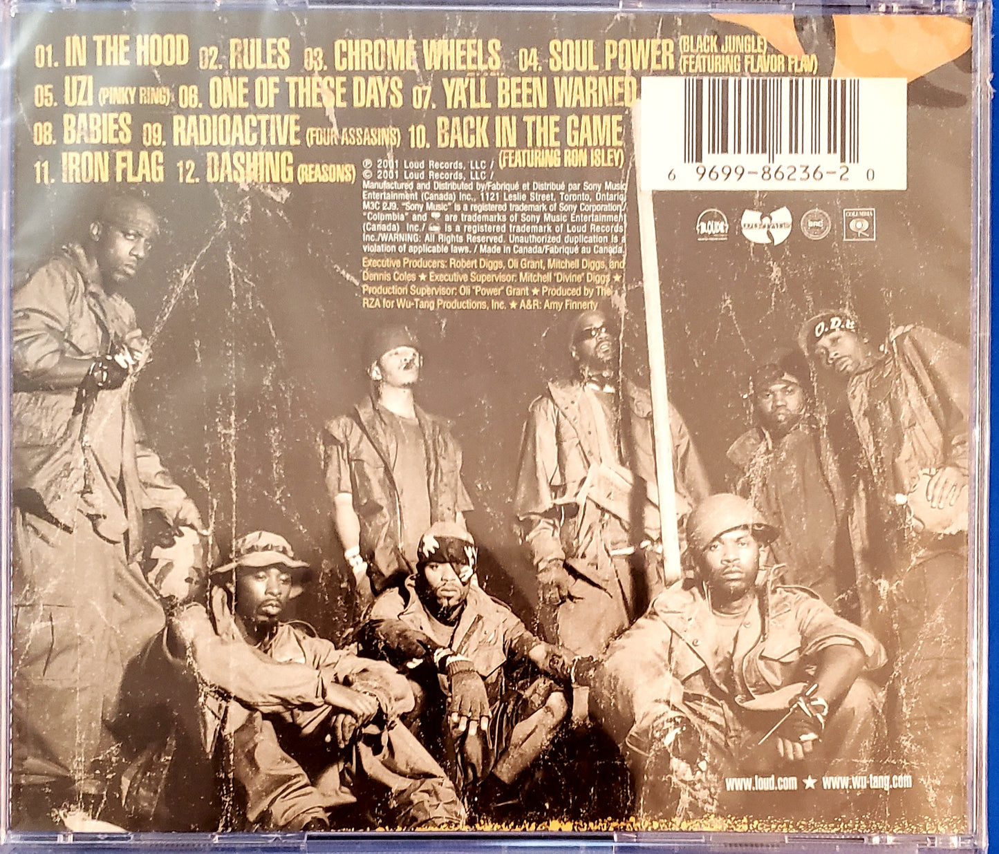 WU-TANG CLAN  "IRON FLAG"  CD Album-SALE!!!