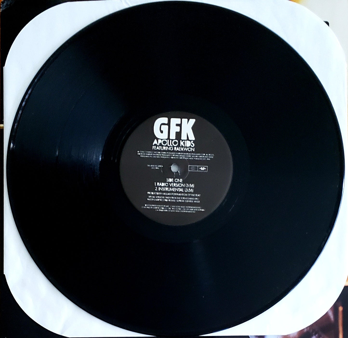 GFK (GHOSTFACE KILLAH) "APOLLO KIDS" 12" Vinyl FEATURING RAEKWON