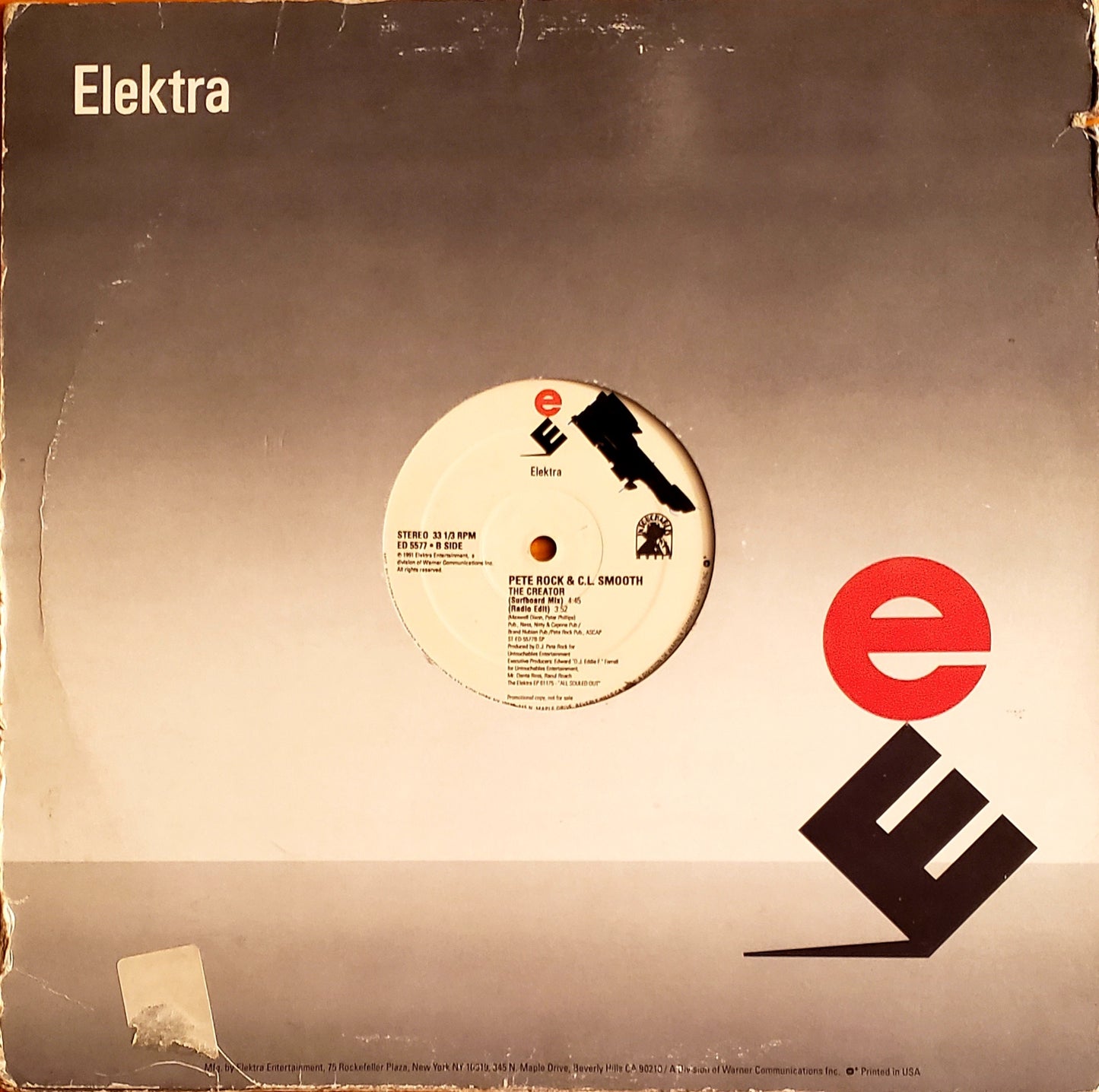 Pete Rock & C.L. Smooth  "The Creator" 12" Vinyl -VERY RARE!!!