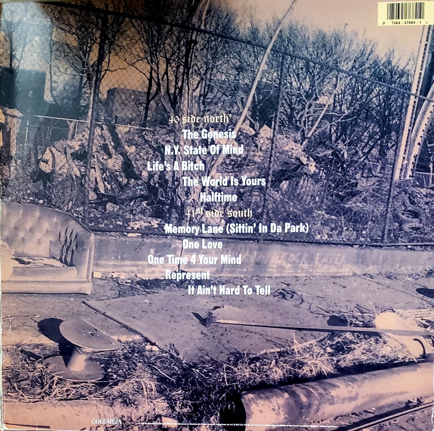 NAS "ILLMATIC" VINYL LP Record