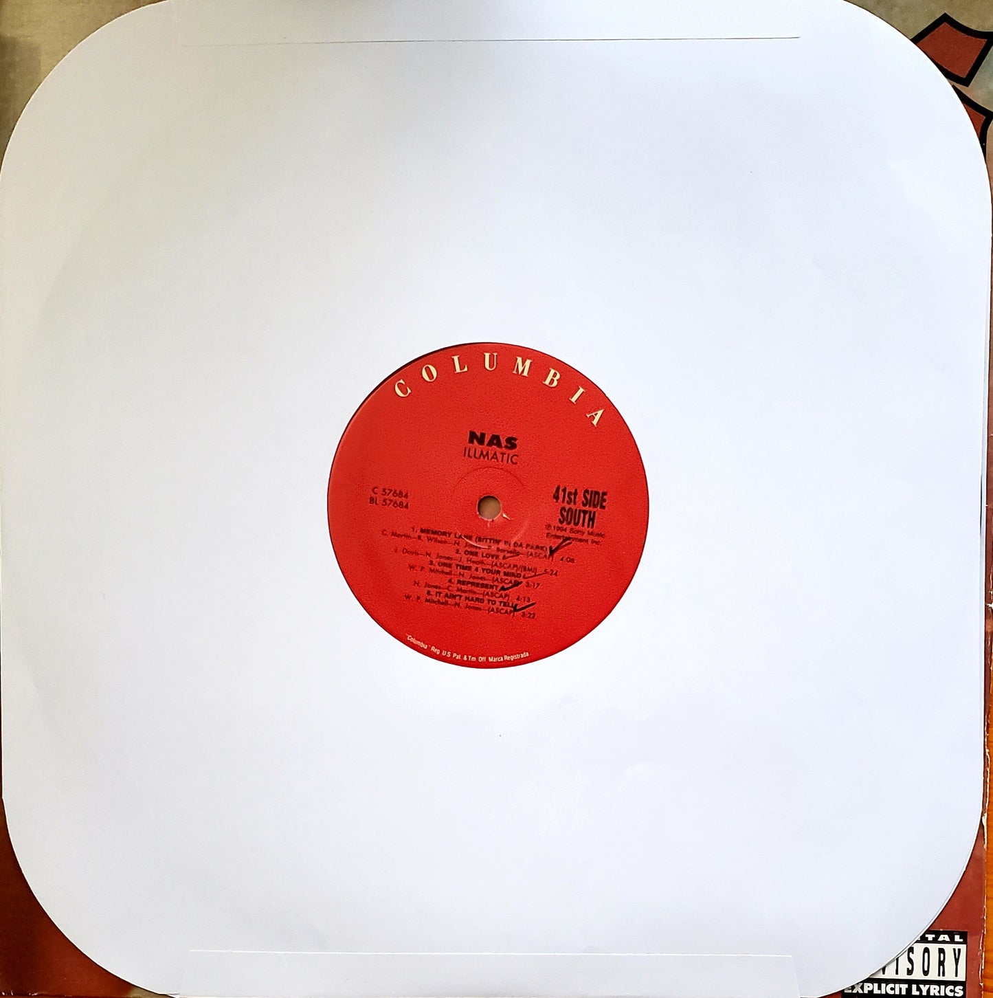 NAS "ILLMATIC" VINYL LP Record