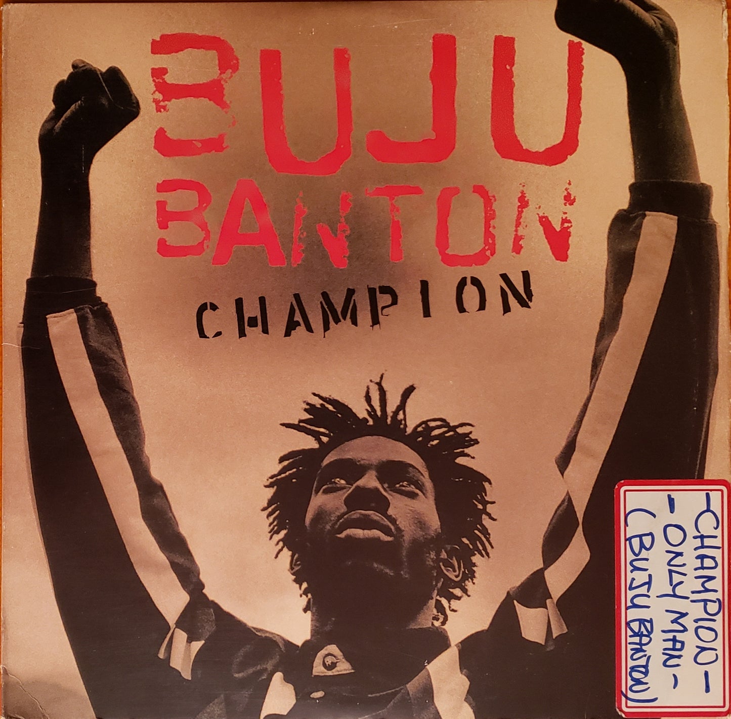 BUJU BANTON CHAMPION(Remix)/ONLY MAN (12" Vinyl) Reggae-RARE!!