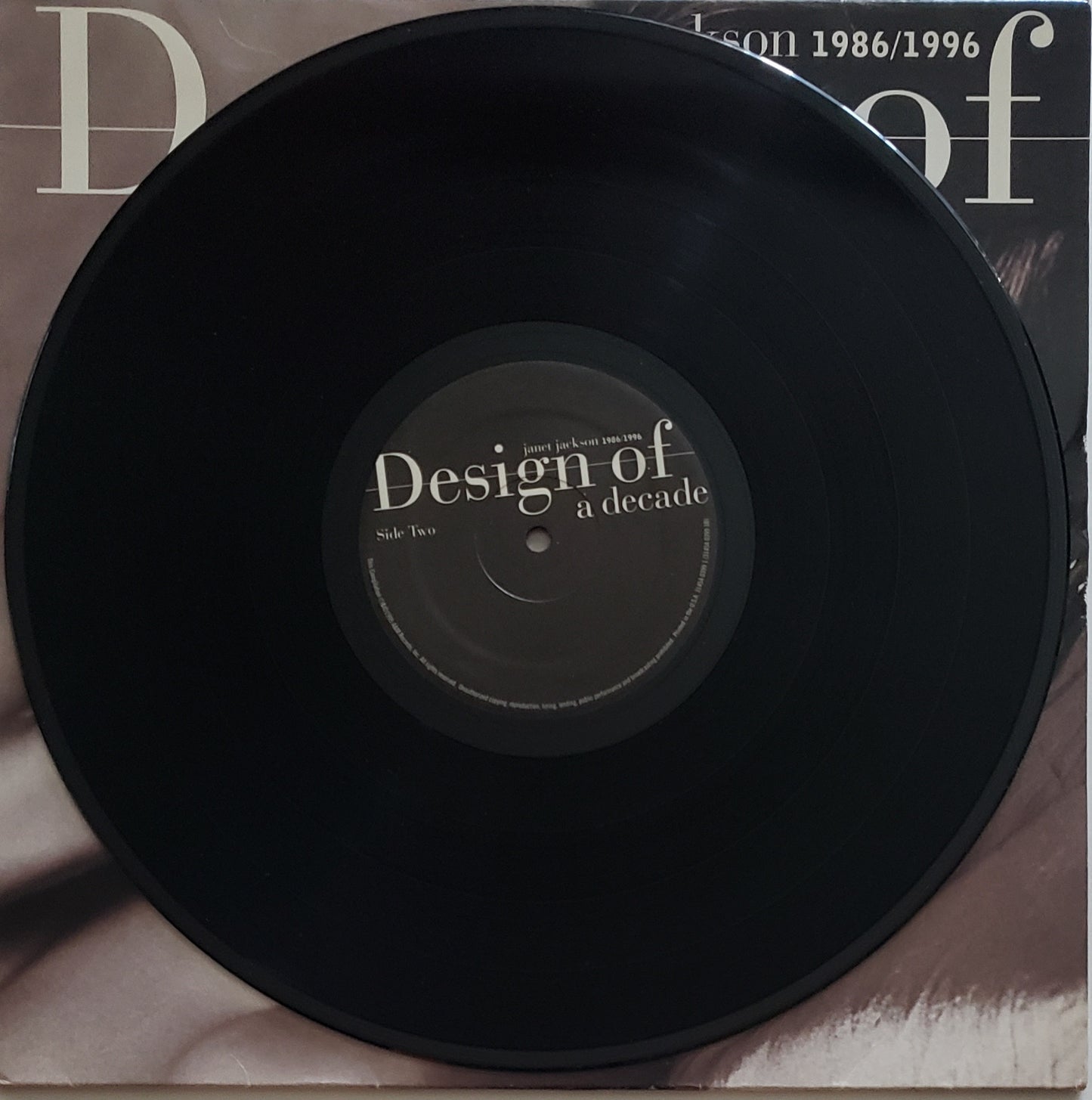 Janet Jackson – Design Of A Decade 1986 / 1996 (2xLP Album) Greatest Hits!!!