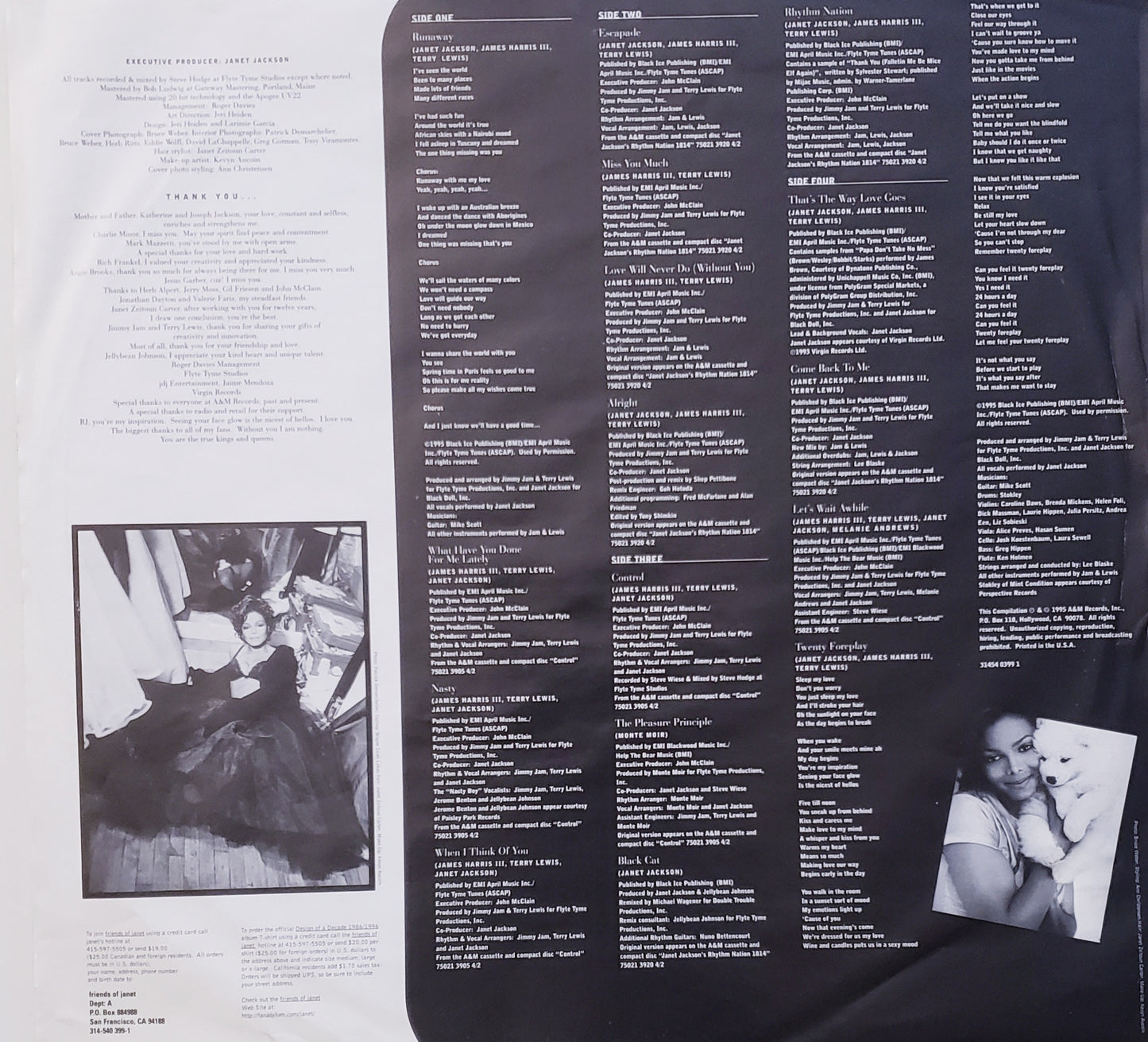 Janet Jackson – Design Of A Decade 1986 / 1996 (2xLP Album) Greatest Hits!!!