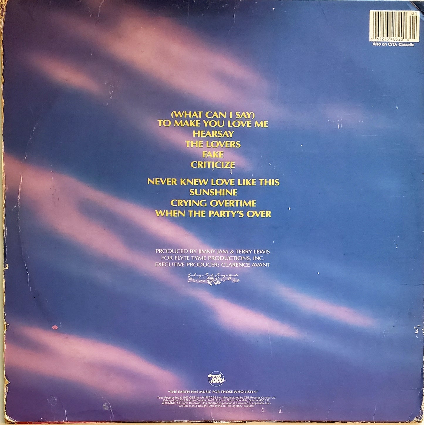 Alexander O'Neal – Hearsay ( LP Album)