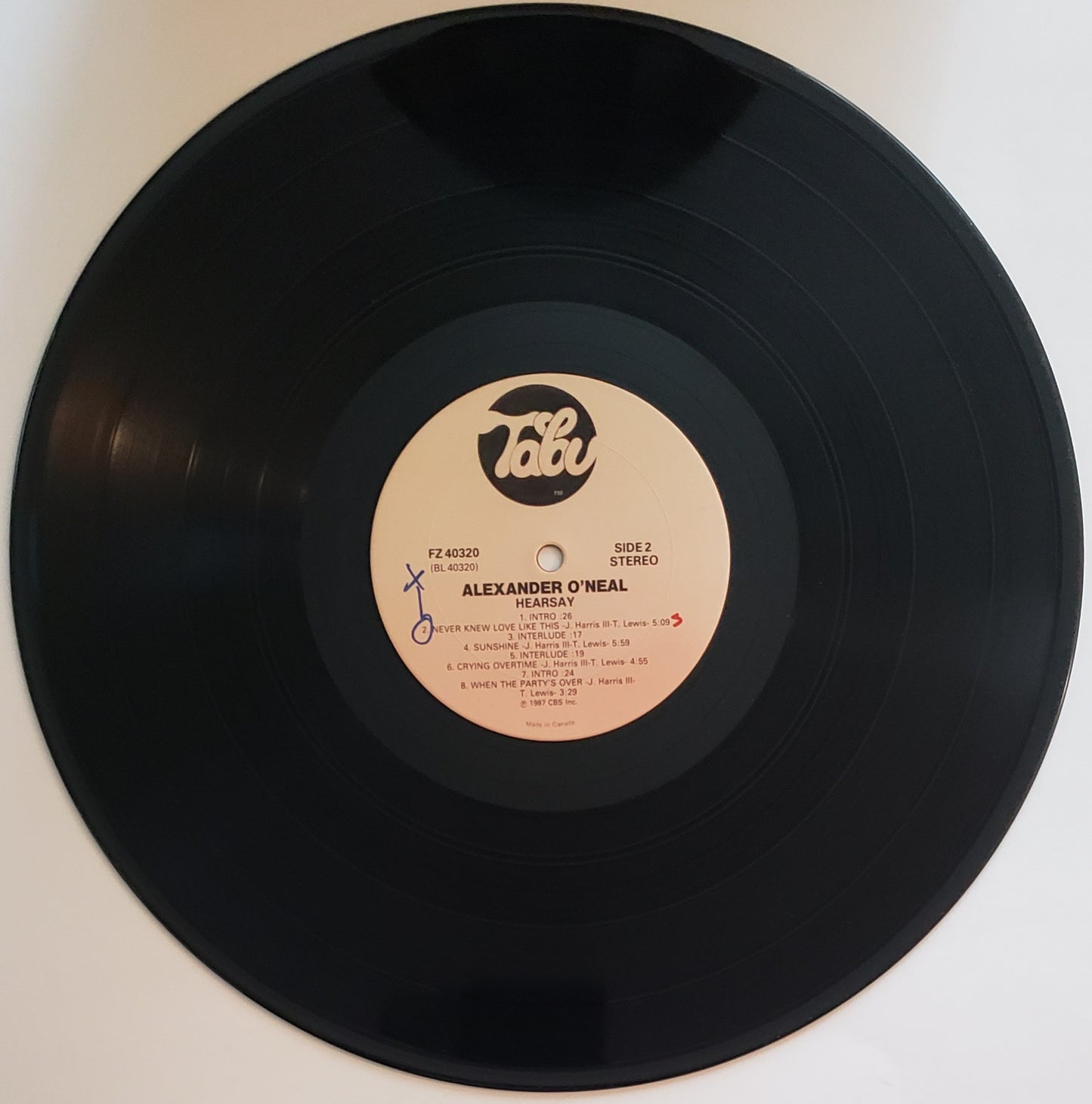 Alexander O'Neal – Hearsay ( LP Album)